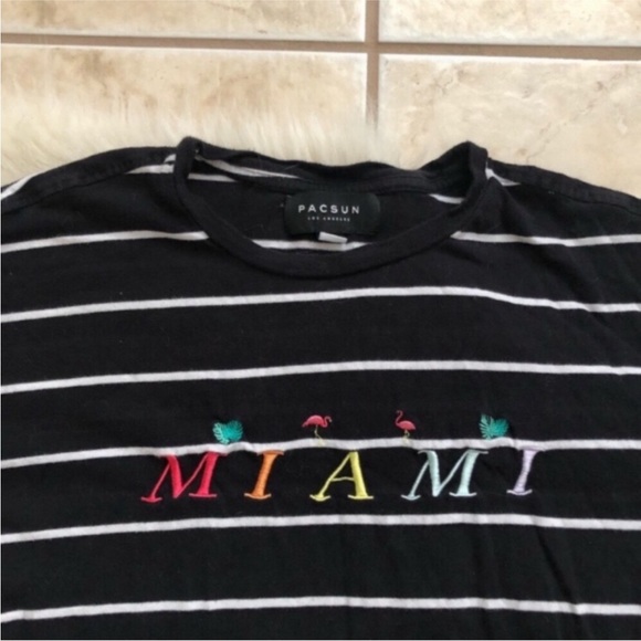 PacSun MIAMI 100% Cotton Tee - Picture 3 of 6